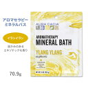 オーラカシア アロマセラピーミネラルバス イランイラン 入浴剤 70.9g (2.5oz) Aura Cacia Ylang Ylang Aromatherapy Mineral Bath ユ..