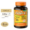 アメリカンヘルス 高濃度エスターC (高吸収) 500mg +シトラスバイオフラボノイド 120粒 American Health Ester-C Citrus Bioflavonoids 高吸収型ビタミンC 健康 カプセル ビタミン カルシウム