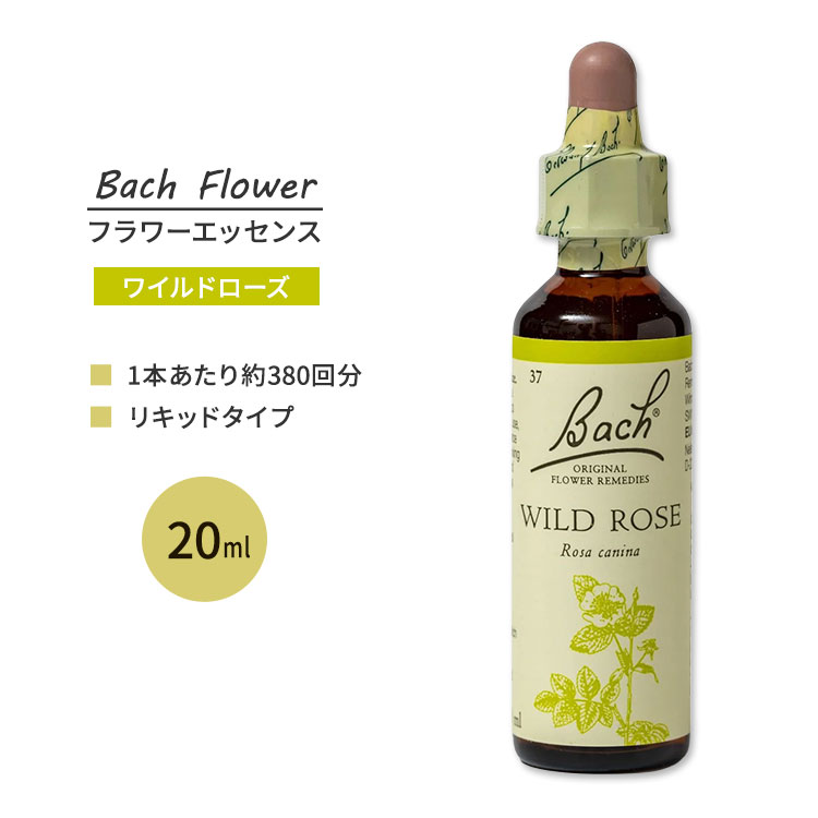 楽天Costopaネルソンバッチ バッチオリジナルフラワー レメディ ワイルドローズ 20ml （0.7floz） Nelson Bach Original Flower Remedy Wild Rose フラワーエッセンス