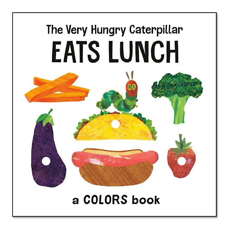 【洋書】はらぺこあおむしランチを食べる エリック カール The Very Hungry Caterpillar Eats Lunch: A Colors Book Eric Carle 絵本 カラーブック