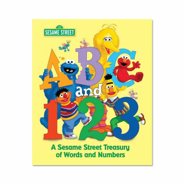 ABC and 1,2,3: A Sesame Street Treasury of Words and Numbers (Sesame Street) セサミストリート アルファベット 数字