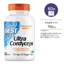 hN^[YxXg Eg RfBZvX (~đ) 750mg 60 xWJvZ Doctor's Best Ultra Cordyceps Tvg LmR n[u fBtFXT|[g oAT|[g