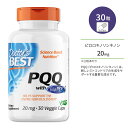 ドクターズベスト PQQ 20mg 30粒 ベジカプセル Doctor's Best PQQ with BioPQQ サプリメント ピロロキノリンキノン いきいき 若々しさ 美容 健康サポート ミトコンドリア 細胞 1