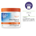 ドクターズベスト ピュア ビタミンC パウダー 250g (8.8oz) Doctor's Best Pure Vitamin C Powder with Q-C サプリメント ビタミン Q-C配合 アスコルビン酸 健康 健康サポート 補酵素 粉末タイプ