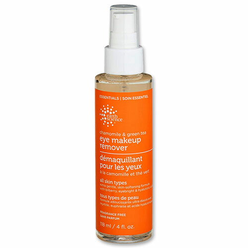 カモミール&緑茶 アイメイクリムーバー 118ml (4floz) earth science (アースサイエンス) chamomile & green tea eye makeup remover fragrance Free 4floz 118ml