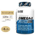 オメガ-3 フィッシュオイル Fish Oil 120粒 Evlution Nutrition (エボリューションニュートリション)