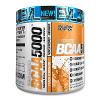 BCAA5000ピーチレモネード279g(9.8oz)《約30回分》EvlutionNutrition(エボリューションニュートリション)アミノ酸/ロイシン/イソロイシン/バリン/パウダー