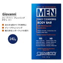 Woj  fC[ NWO {fB o[ with lQ&[J 141g (5 oz) Giovanni MEN Daily Cleansing Body Bar with Ginseng and Eucalyptus Ō`Ό