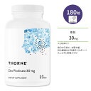 ソーン ピコリン酸亜鉛 ジンク ピコリネート 30mg サプリメント 180粒 カプセル Thorne Zinc Picolinate Capsules 健康維持 生活習慣 スキンケア 目の健康