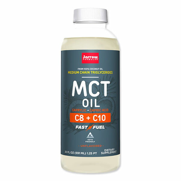 MCTオイル 591ml （20floz） 約39回分 Jarrow Formulas ジャローフォーミュラズ