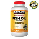 【買えば買うほど割引のコストコフェア】カークランドシグネチャー フィッシュオイル 1000 mg、ソフトジェル 400粒 Kirkland Signature ...