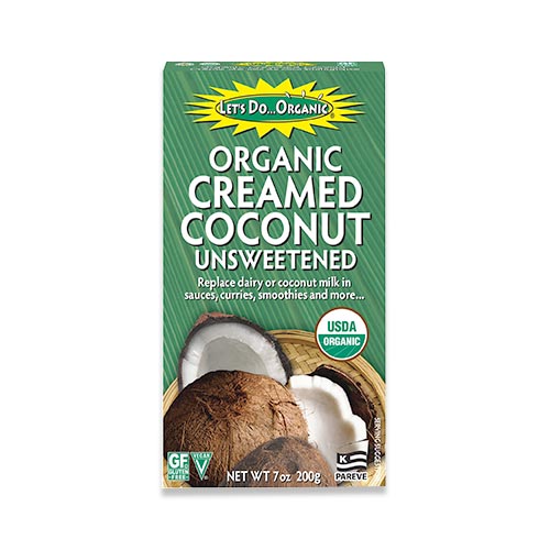 オーガニックココナッツクリーム 200g (7oz) Let's Do Organics (レッツドゥオーガニック) 調味料 海外フード ディップ ソース 有機