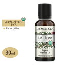 ドクターメルコラ オーガニック エッセンシャルオイル ティーツリー 30ml (1fl oz) Dr.Mercola Organic Tea Tree Essential Oil 精油 天然 有機 アロマ