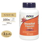 イノシトール 500mg 100粒 NOW Foods (ナウフーズ)