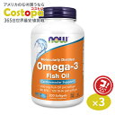 ナウフーズ オメガ3 フィッシュオイル 1000mg 200粒 ソフトジェル ナウフーズ NOW Foods Omega-3 softgels EPA DHA