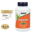 商品説明 ●NOW社のカイエンは、1粒に500mg、40000ヒートユニットをしっかり配合しています。 ●単体での利用の他に、ダイエットのプラスαのアイテムとしての利用も◎ ●ダイエットのお供としてはもちろん、寒い季節のめぐり対策にもぜひお試し下さい。 3個セットはこちら 2個セットはこちら 単品はこちら 消費期限・使用期限の確認はこちら 内容量 / 形状 100粒 / カプセル 成分内容 【1粒中】 カイエンペッパー 500mg (果実) (40000ヒートユニット) 他成分: ゼラチン（カプセル） アレルギー情報: ※イースト、小麦、グルテン、大豆、牛乳、卵、魚、貝、ナッツ類は含まれていませんが、これらのアレルゲンが含まれている他の成分を処理するGMP工場で生産されています。 ※製造工程などでアレルギー物質が混入してしまうことがあります。※詳しくはメーカーサイトをご覧ください。 ご使用の目安 食品として1日1〜4粒を目安にお水などでお召し上がりください。 メーカー NOW Foods (ナウフーズ) ・成人を対象とした商品です。 ・胃の敏感な方は、空腹時を避け、食事と一緒に摂取する事をお勧め致します。 ・次に該当する方は摂取前に医師にご相談ください。 　- 妊娠・授乳中 　- 医師による治療・投薬を受けている ・高温多湿を避けて保管してください。 ・お子様の手の届かない場所で保管してください。 ・色の変化が起こる場合がありますが品質には問題はございません。 ・効能・効果の表記は薬機法により規制されています。 ・医薬品該当成分は一切含まれておりません。 ・メーカーによりデザイン、成分内容等に変更がある場合がございます。 ・製品ご購入前、ご使用前に必ずこちらの注意事項をご確認ください。 　Cayenne Caps 500 mg - 100 Caps 生産国: アメリカ 区分: 食品 広告文責: &#x3231; REAL MADE 050-3138-5220 配送元: CMG Premium Foods, Inc. さぷりめんと 健康 けんこう へるしー ヘルシー ヘルス ヘルスケア へるすけあ 手軽 てがる 簡単 かんたん supplement health