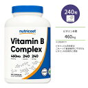 ニュートリコスト ビタミン B コンプレックス カプセル 460mg 240粒 Nutricost Vitamin B Complex Capsules ビタミンB群 複合体