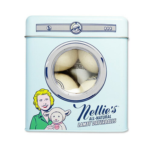 ͥ꡼ʥ ߡ ɥ饤䡼ܡ 4 Nellie's All-Natural Lamby Dryerballs, 4 Pack