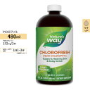 ネイチャーズウェイクロロフレッシュ 無香料 液体クロロフィル 480ml (16 fl oz ) Nature's Way デオドラント 口腔ケア さっぱり エチケット