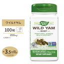 Nature's Way ワイルドヤム 425mg 100粒 ネイチャーズウェイ ビーガンカプセル Wild Yam Root 100vegan capsules