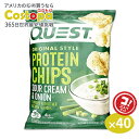 クエストニュートリション プロテインチップス サワークリーム オニオン味 32g (1.1oz) Quest Nutrition PROTEIN CHIPS SOUR CREAM ONION FLAVOR タンパク質 低糖質 大人気 エネルギー