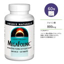 \[Xi`Y KtHjbN 800mcg 60 ^ubg Source Naturals MegaFolinic 60 Tablets Tvg tH_ t_ v}} D DP Y NT|[g