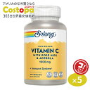 ソラレー 2段階タイムリリース ビタミンC 1000mg 100粒 Solaray Vitamin C With Rose Hips & Acerola Timed-Release