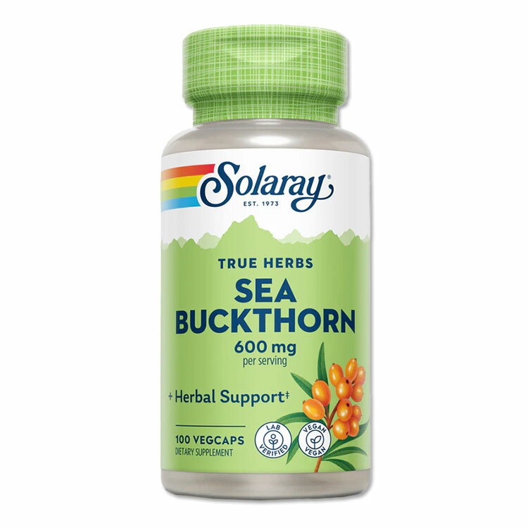 졼 Хå( ) 300mg ץ 100γ Solaray Sea Buckthorn Berry