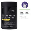 楽天Costopaスポーツリサーチ L-テアニン 200mg ＋カフェイン 100mg 60粒 ソフトジェル Sports Research L-Theanine + Caffeine MCTオイル サプリメント