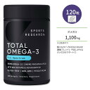 X|[cT[` g[^ IK3 1100mg 120 \tgWF Sports Research Total Omega-3 Full Spectrum Complex Tvg EPA DHA