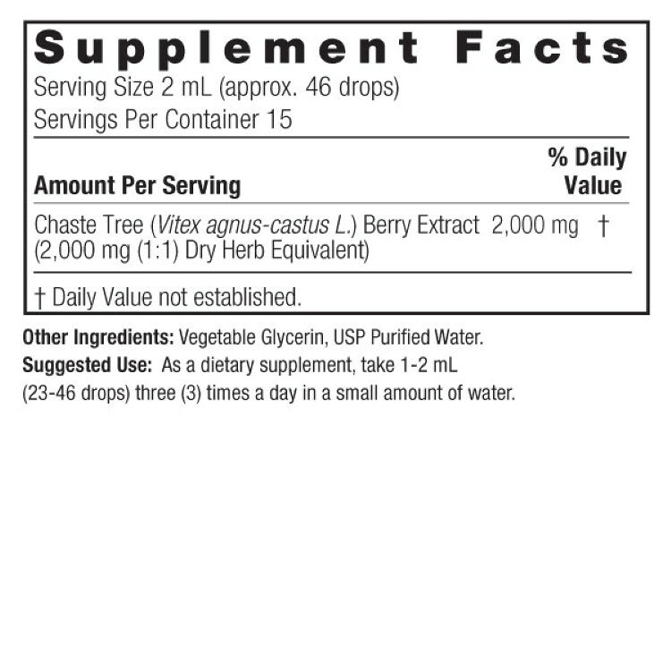 ネイチャーズアンサー チェストベリー/ビテックス アルコールフリーエキス 28g NATURE'S ANSWER Chaste Berry/Vitex Alcohol Free Extract 1 OUNCE 【お取り寄せ商品】 womensfitness-10040427 Costopa サンプル画像2