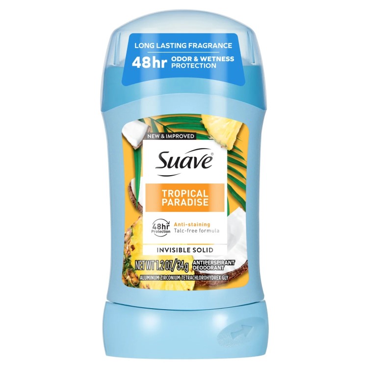 【アメリカウォルマート品】スアーブ アンティパースピラント デオドラント 女性用 トロピカルパラダイス 35g Suave Antiperspirant Deodorant For Women, 48hr Protection, Tropical Paradise, 1.2 oz 【お取り寄せ商品】のサムネイル