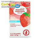 【アメリカウォルマートPB】グレートバリュー 無糖ストロベリーウォーターメロン粉末ドリンクミックス 4g 10袋 Great Value Sugar-Free Strawberry Watermelon Powdered Drink Mix, 0.11 oz, 10 Packets 【お取り寄せ商品】【合わせて買いたい】