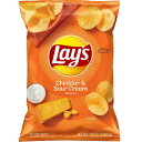 【最大2000円OFFクーポン】【アメリカウォルマート品】レイズ ポテトチップス チェダー&サワークリーム 219.7g Lay's Potato Chips, Cheddar & Sour Cream, 7.75 oz Bag 【お取り寄せ商品】【合わせて買いたい】(4)