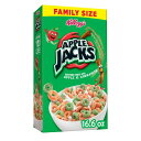 【アメリカウォルマート品】ケロッグ アップルジャックス シリアル ファミリーサイズ オリジナル 470g Kellogg's Apple Jacks Breakfast Cereal Family Size, Original, 16.6oz Box (1 Box) 【お取り寄せ商品】【合わせて買いたい】