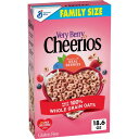 【アメリカウォルマート品】チェリオス ベリーベリー グルテンフリーシリアル ファミリーサイズ 527g Cheerios, Very Berry Gluten Free Breakfast Cereal, Family Size, 18.6 oz 【お取り寄せ商品】【合わせて買いたい】