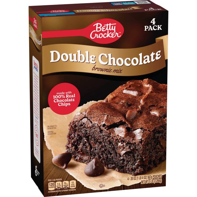 ベティクロッカー ダブルチョコレート ブラウニーミックス濃厚なダブルチョコレートの風味をたっぷり楽しめるブラウニーミックスです。チョコレートのコクがひと口ごとに広がり、しっとりとした生地とほどよい噛み応えに仕上がります。パッケージに記載された材料を加えて混ぜ、型に広げてオーブンで焼くだけで手軽に作れます。そのままはもちろん、ナッツやチョコレートチップ、フロスティングなどを加えてアレンジするのもおすすめです。普段のおやつや食後のデザートから、誕生日やイベント用のお菓子作りまで幅広く活用できます。