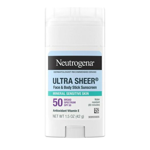 【アメリカウォルマート品】ニュートロジーナ ウルトラシアー 亜鉛ミネラル日焼け止めスティック SPF50 42g Neutrogena Ultra Sheer SPF 50 Zinc Mineral Sunscreen Stick, 1.5 oz 【お取り寄せ商品】【合わせて買いたい】 【アメリカウォルマート品】ニュートロジーナ ウルトラシアー 亜鉛ミネラル日焼け止めスティック SPF50 42g Neutrogena Ultra Sheer SPF 50 Zinc Mineral Sunscreen Stick, 1.5 oz 【お取り寄せ商品】【合わせて買いたい】