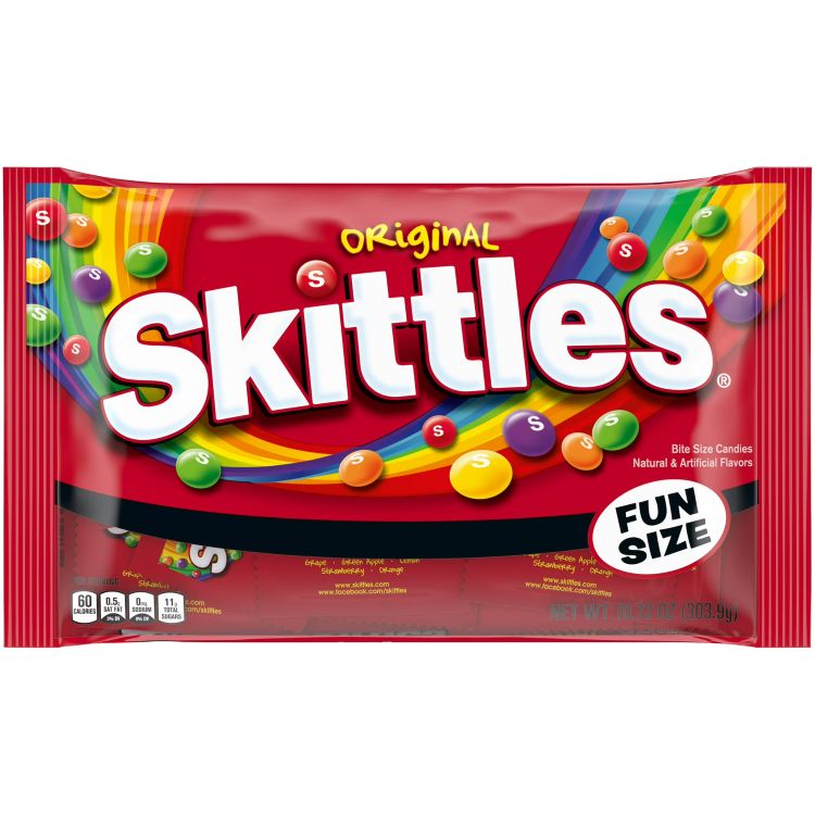 【アメリカウォルマート品】スキットルズ オリジナル 一口サイズ チューイーキャンディ 303.9g Skittle..