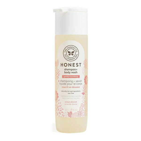 The Honest Company ピュアリーセンシティブ ベビー用シャンプー&ボディソープ スイートアーモンド 295ml 10floz