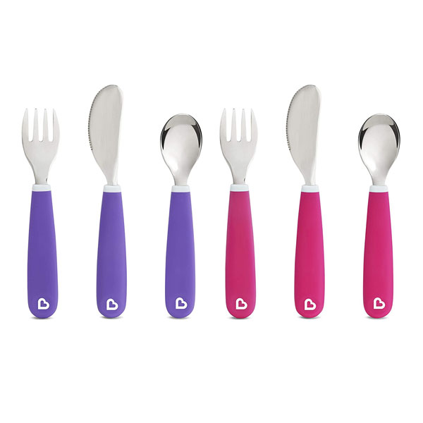 【最大2000円OFFクーポン】マンチキン 子ども用 フォーク・ナイフ・スプーンセット スプラッシュトドラ..