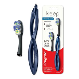 コルゲート キープソフト 歯ブラシ 大人用 ソフト 交換ブラシ2本付き Colgate Keep Soft Manual Toothbrush