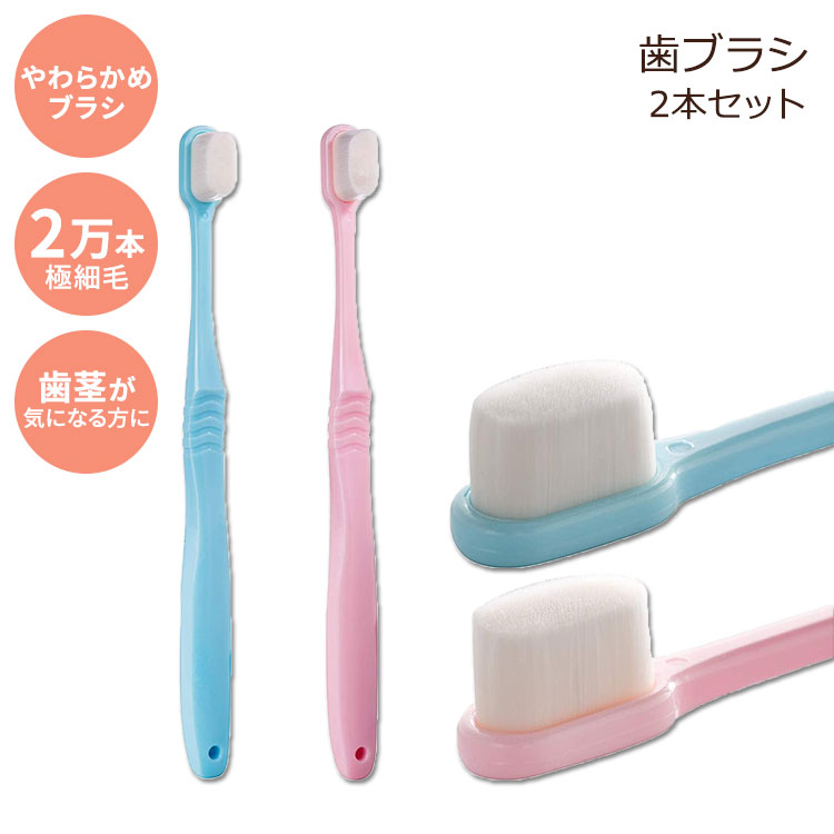 エクストラ ソフト 歯ブラシ 大人用 知覚過敏 20,000本 2本セット DI QIU REN Extra Soft Toothbrush for Sensitive Gums