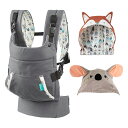 【在庫限り！】インファンティーノ カドルアップ キャリア フォックス&コアラ フード 抱っこ紐 Infantino CUDDLE UP FOX CARRIER AND KOALA HOOD 人間工学 M字 キツネ コアラ