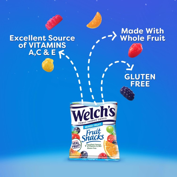 【最大2000円OFFクーポン】ウェルチ フルーツスナック ミックスフルーツ バルクパック 40パック入りWelch's Fruit Snacks, Mixed Fruit Bulk Pack 0.8 oz (Pack of 40)【お取り寄せ商品】【合わせて買いたい】 3