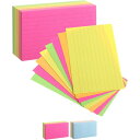 Mr.ペン 罫線入りインデックスカード 180枚 ブライト Mr. Pen- Pastel 3 x 5, 180 Lined Index Cards Brigh...