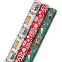 【最大2000円OFFクーポン】ホールマーク ホリデーラッピングペーパー プリティピンク 3枚セット Hallmark Holiday Wrapping Pap...