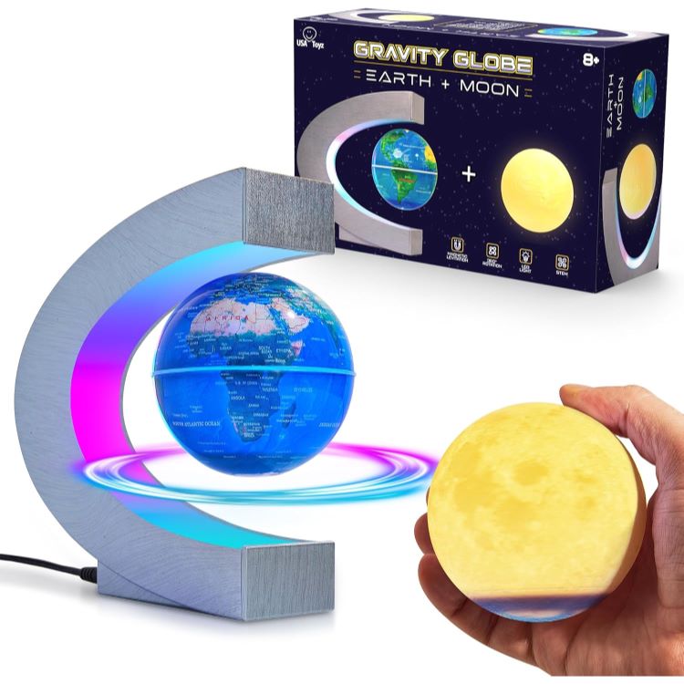 USA Toyz 重力地球儀 地球 ムーンボール Cフレームセット USA Toyz Gravity Globe Earth Moon Balls 【お取り寄せ商品】【合わせて買いたい】