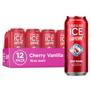 スパークリングアイス カフェイン チェリーバニラ スパークリング ウォーター 16 液量オンス缶 12 個入り Sparkling Ice Caffeine, Cherry Vanilla Sparkling Water, 16 Fl Oz Can, 12 count 【お取り寄せ商品】【合わせて買いたい】
