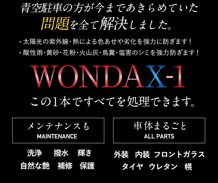 楽天市場】WONDAX-1 120ml ワンダックスワン ガラスコーティング剤 